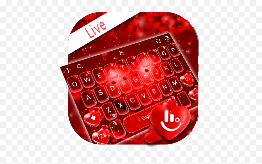 Love Heart Valentine Keyboard Theme - Computer Keyboard Emoji,Emoji Keyboard For Galaxy S6