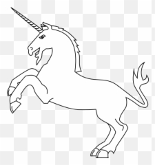 Meuble Licorne Dargent - Cheval Qui Se Cabre Emoji