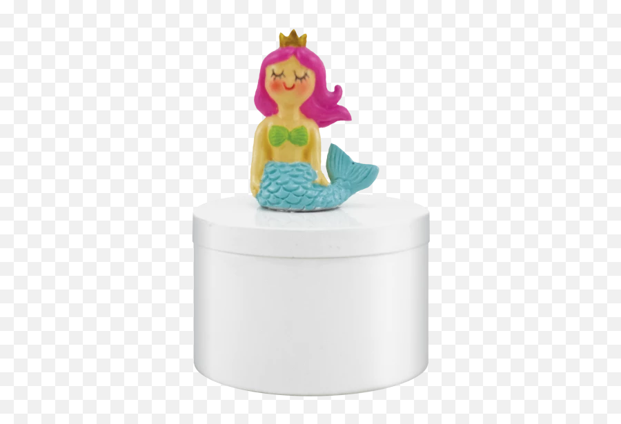 Mermaid Jewelry Box - Figurine Emoji,Mermaid Emoji Pillow