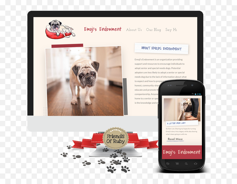Friends Of Ruby Website Winner - Pug Emoji,Pug Emoji