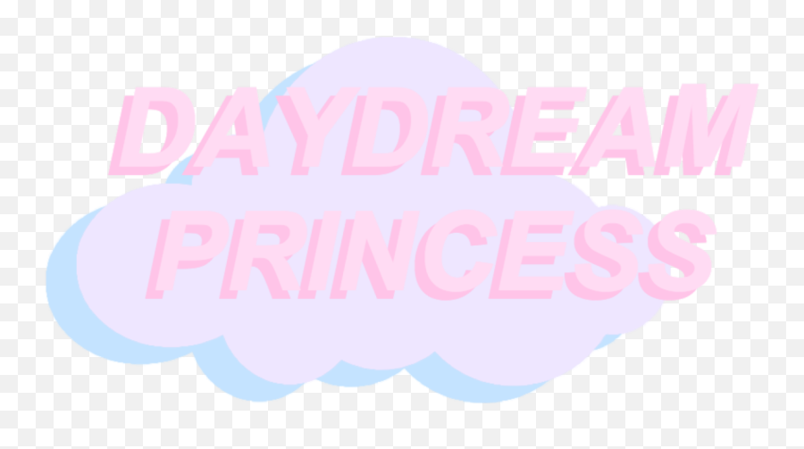 Daydream Princess Colorful Cute Could - Graphic Design Emoji,Daydream Emoji
