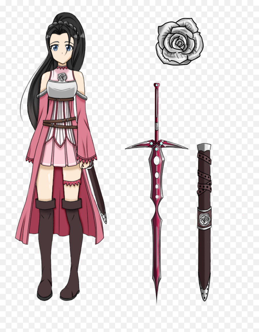 Sword Art Online Red Rose Sword - Anime Rapier Sword Emoji,Sword Art Online Emojis