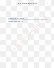 Acting Archetype And Neuroscience - Slope Emoji
