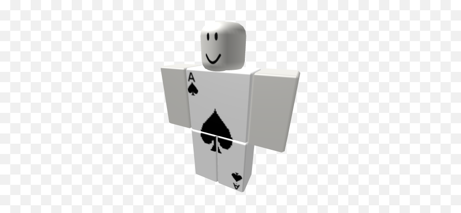 Ace Of Spades - Roblox White Skin Color Emoji,Ace Emoticon