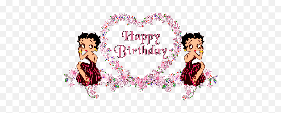 Free Singing Birthday Greetings - Happy Birthday Cartoon Betty Boop Emoji,Happy Birthday Emoji Free