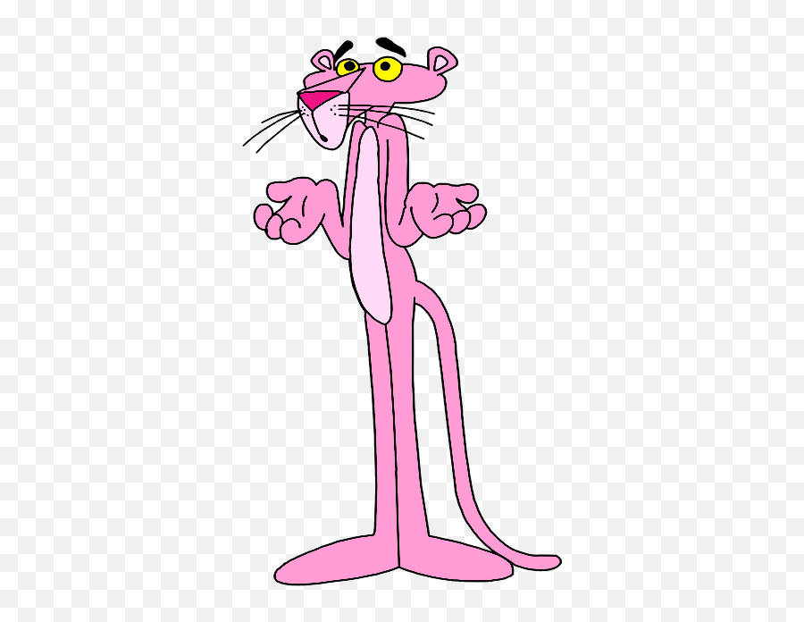 Pink Panther Clipart - Cartoon Characters Pink Panther Emoji,Panther Emoji  - free transparent emoji 