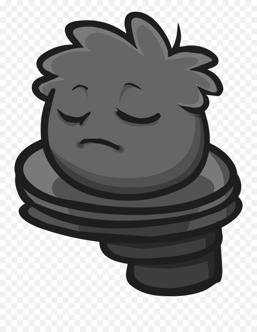 Perched Puffle Statue Club Penguin Wiki Fandom - Cartoon Emoji,Emoji Asustado