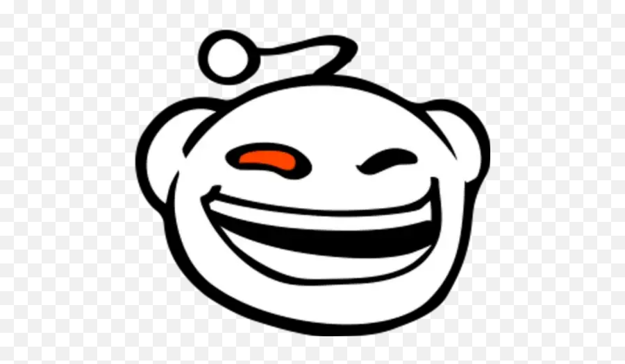 Emoji Alien Stickers For Whatsapp - Reddit Snoo Troll Face,Aliens Emoji