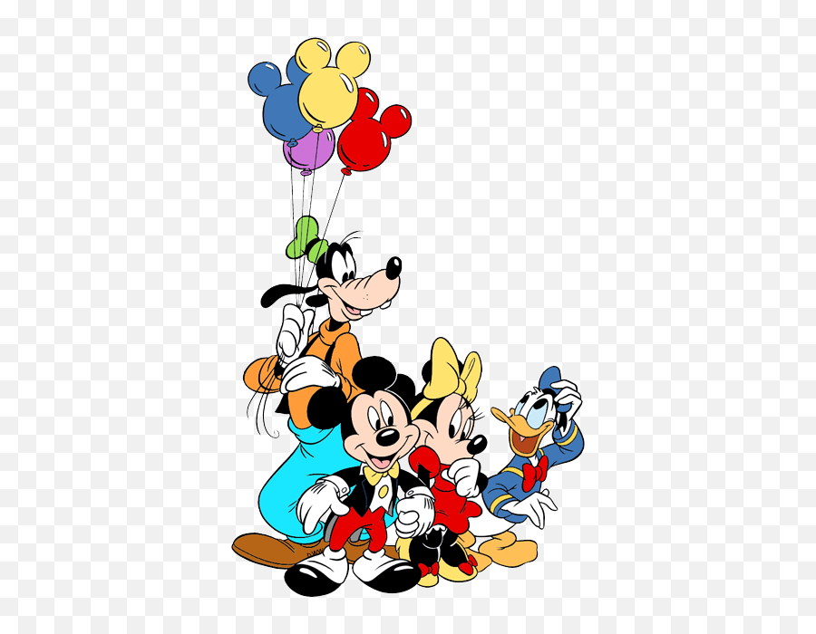 Library Of Mickey Mouse And Friends - Disney Characters Coloring Pages Emoj...