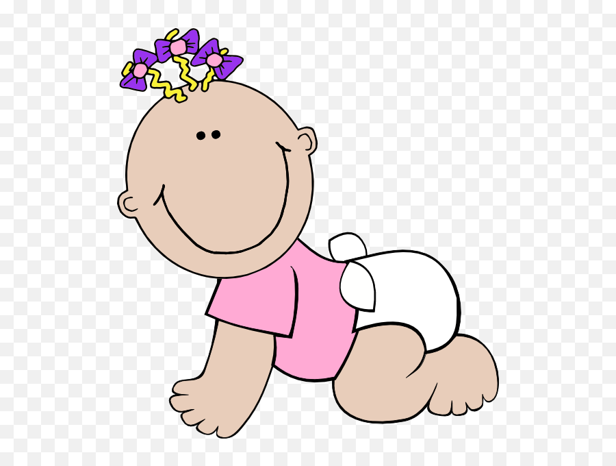 Crawling Baby Clipart - Baby Girl Clip Art Emoji,Baby Crawling Emoji