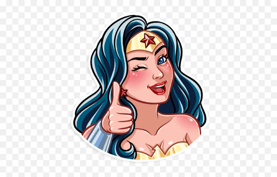 Mulher Woman - Telegram Wonder Woman Stickers Emoji,Wonder Woman Emojis