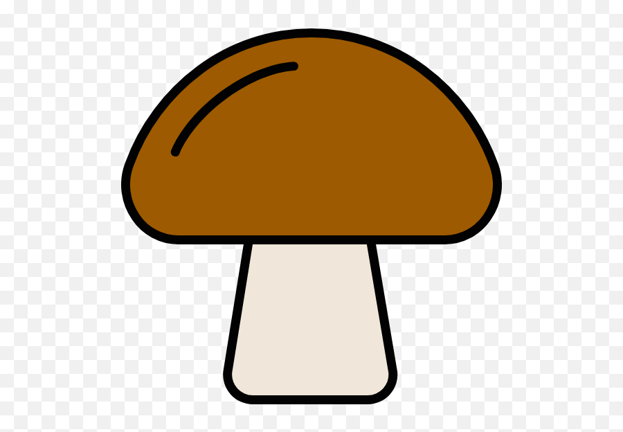 Outlined Mushroom Graphic - Clip Art Free Graphics Dot Emoji,Chef Hat Emoji