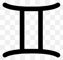Gemini Clipart Horoscope Astrology - Png Transparent Emoji