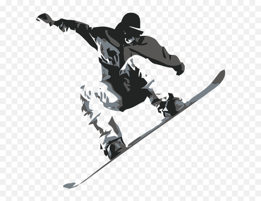 Download Free Png Snowboarder Png 5 Png Image - Dlpngcom Black And White Snowboarder Emoji,Snowboard Emoji