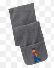 Man Walking Emoji Fs06 Port Authority Fleece Scarf With - Patchwork,Scarf Emoji