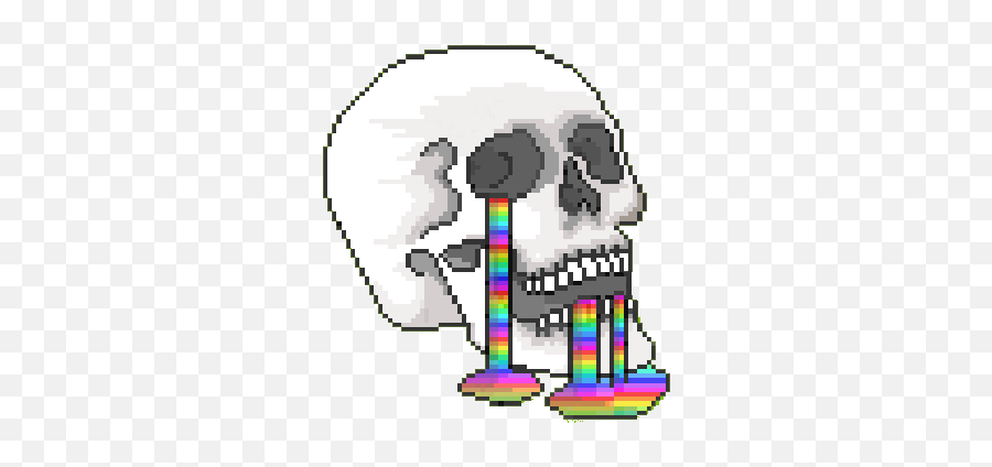 Skull Glitter Gif Picgifs Com Skull Transparent Gif - Lowgif Skull Pixel Art Gif Emoji,Ghost Rider Emoji