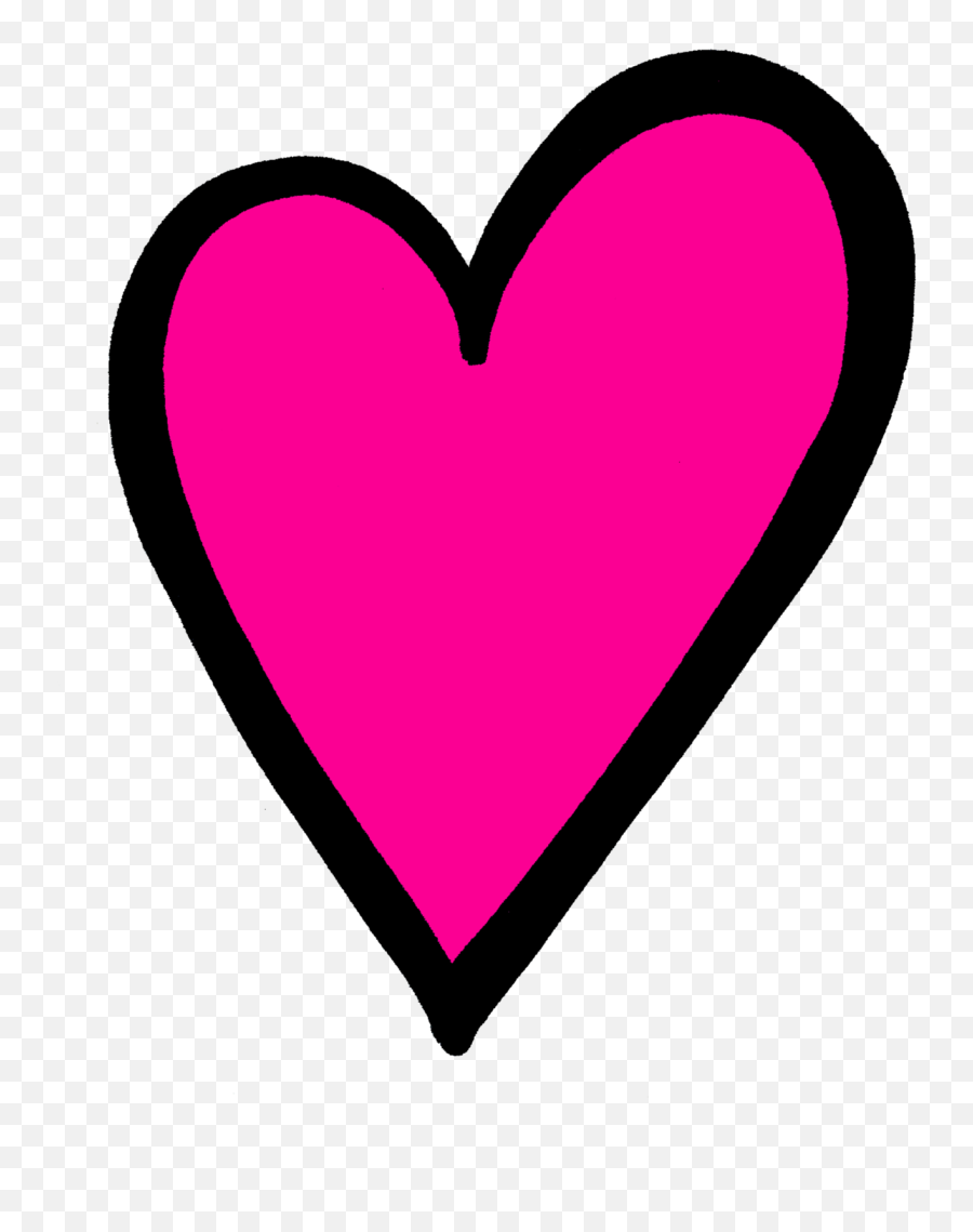 Hot Pink Heart Png Transparent Png - Hot Pink Heart Png Emoji,Double Pink Heart Emoji