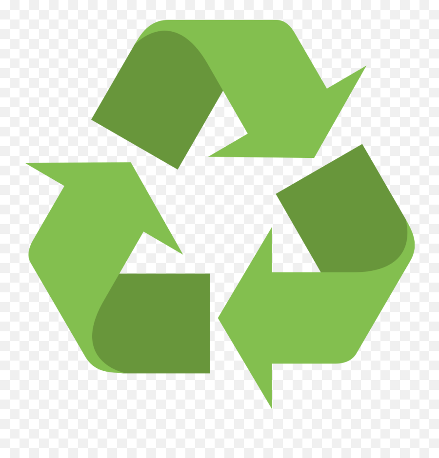 Emojione 267b - Transparent Background Recycling Logo Emoji,Green Emoji