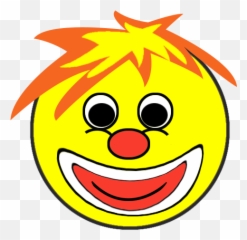 Smiley Face Clipart - Smiley Emoji,Clown Emoticon