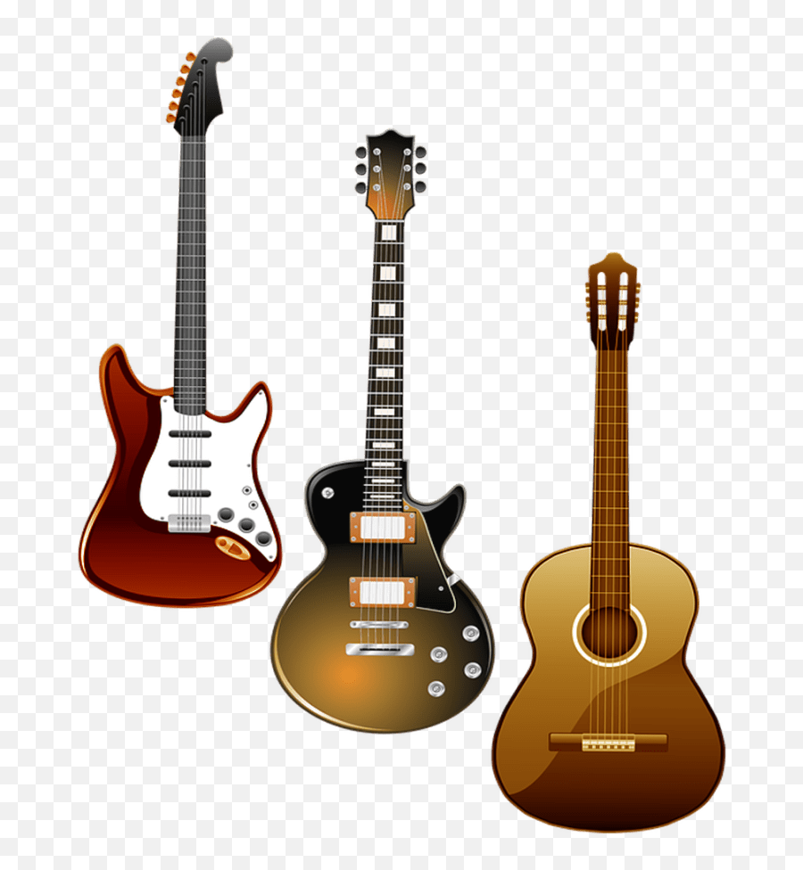 Transparent Background Pumpkin Guitar - Transparent Background Guitars Png Emoji,Acoustic Guitar Emoji