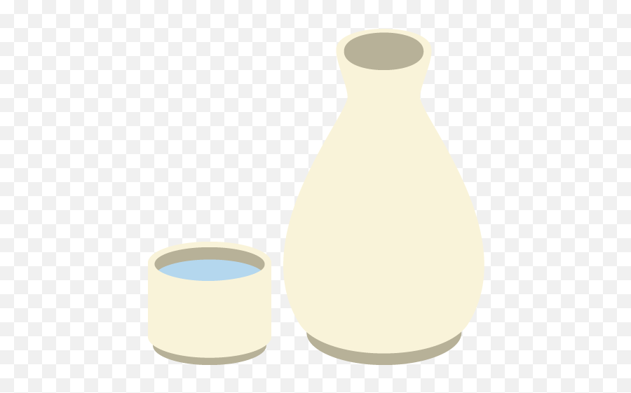 Sake Bottle And Cup Emoji For Facebook - Sake Emoji,Emoji Cup