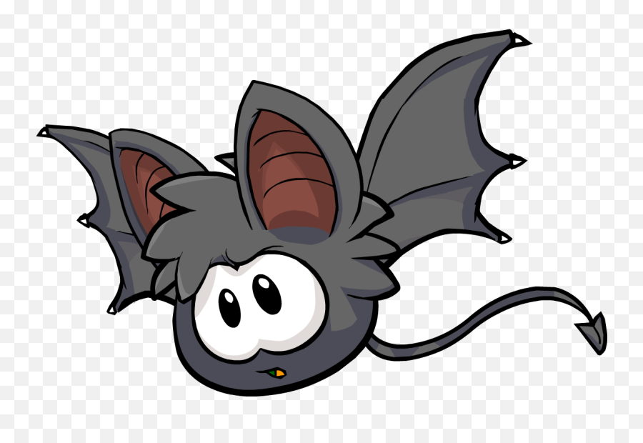 Bat Puffle - Club Penguin Halloween Puffle Emoji,Batman Emoji Android