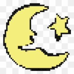Moon - Undertale Minecraft Pixel Art Emoji,Crescent Moon Emoticon