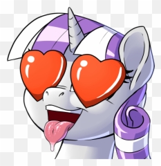 Pusspuss Bust - My Little Pony Ahegao Emoji,Drool Emoji