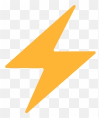High Voltage Sign Emoji For Facebook Email Sms -