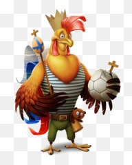 Clipart Freeuse Stock Png Files - Chicken Holding Football Emoji