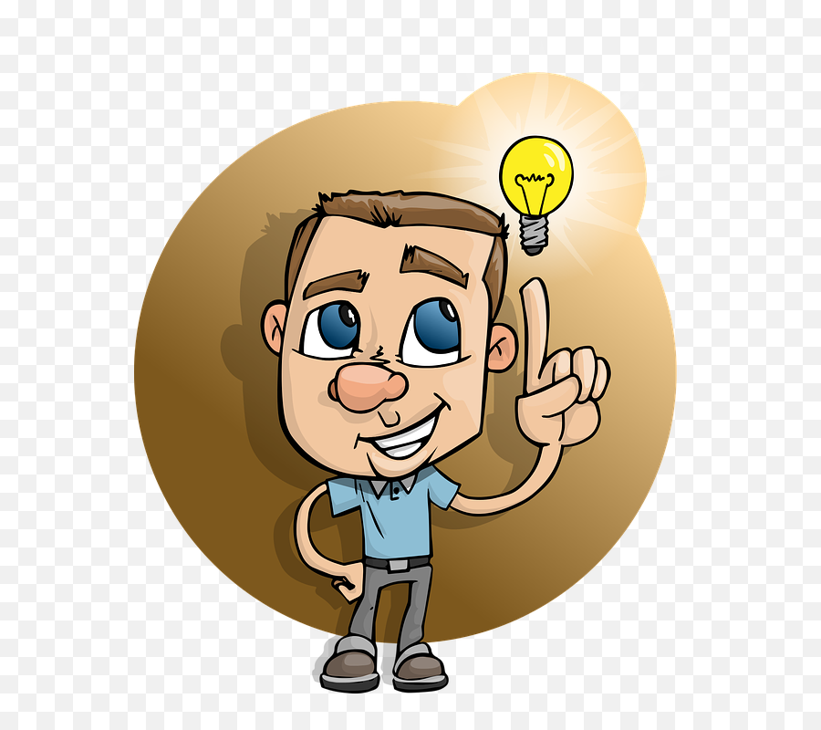 Smart Idea - Thinking Light Bulb Clip Art Emoji,Sun Light Bulb Hand Emoji