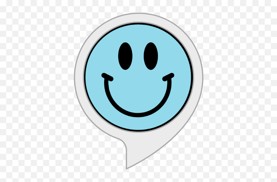 Alexa Skills - Happy Face Emoji,Blue Emoticon