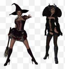 Witch 3d Fantasy Woman Halloween - Emoji