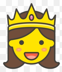 Princesa Emoji Transparent Png - Santa Barbara,Princess Emoji