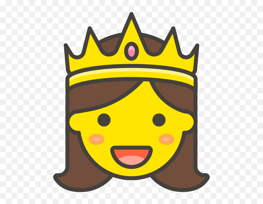 Princesa Emoji Transparent Png - Santa Barbara,Princess Emoji