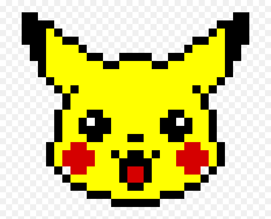 Pixilart - Pixel Art Pikachu Emoji,Pikachu Emoji