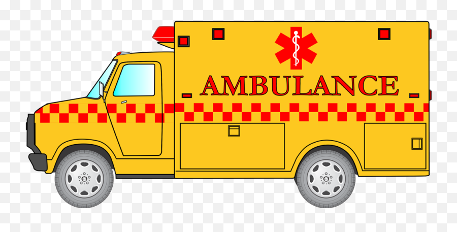Ambulance Clip Art Image - Yellow Ambulance Clipart Emoji,Ambulance Emoji