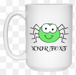 Halloween Spider Cute Funny White - Spider Clipart Png Emoji,Spider Emoticon