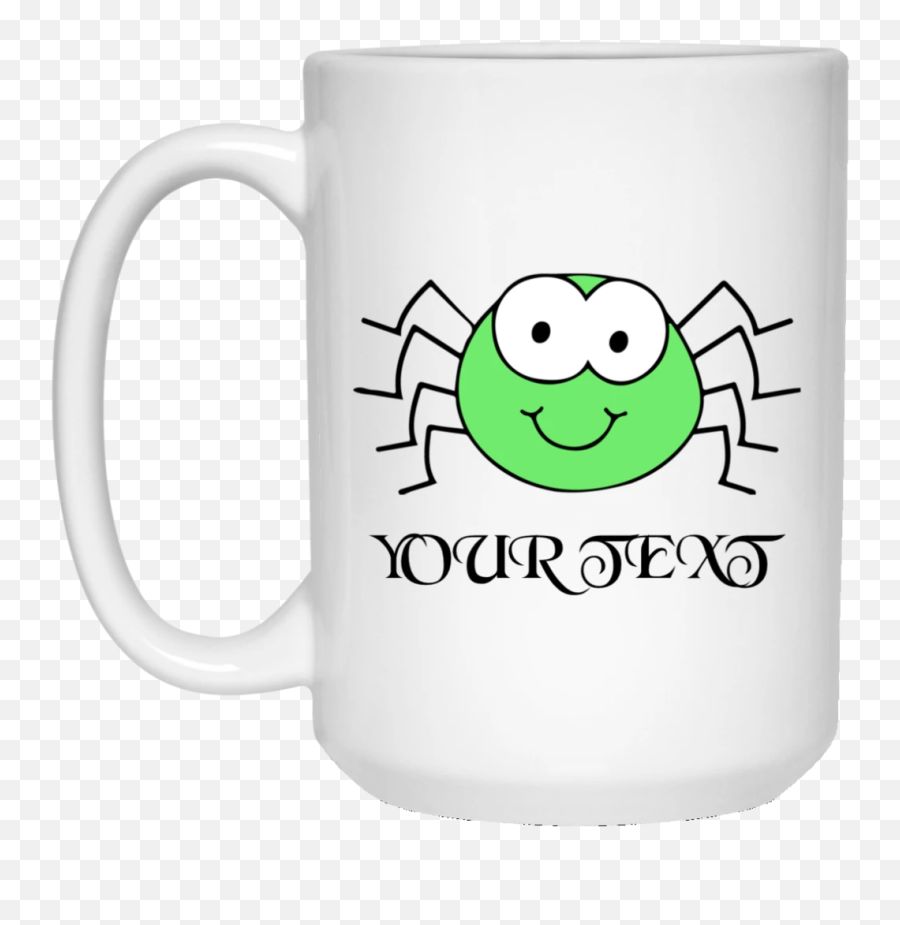 Halloween Spider Cute Funny White - Spider Clipart Png Emoji,Spider Emoticon