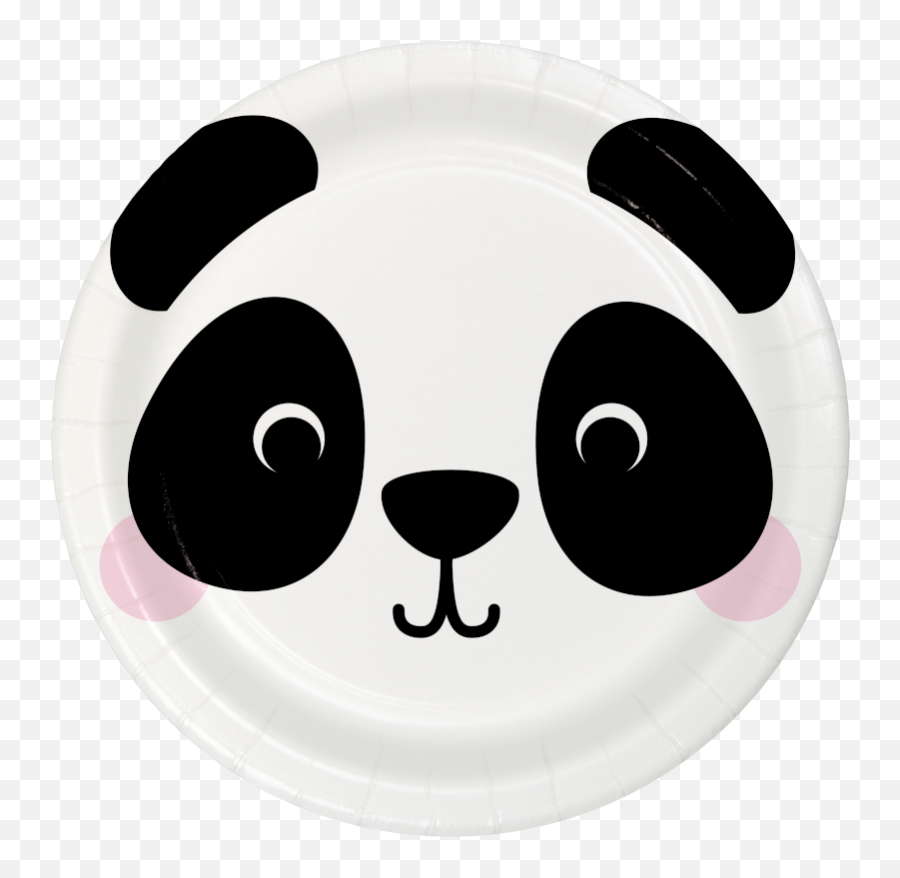 Panda Birthday Party Supplies Party Supplies Canada - Open A Panda Mask Paper Plate Emoji,Hockey Mask Emoji