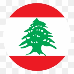 Lebanon Flag Emoji - Round Png