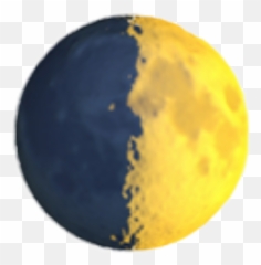 emoji emojis emojisticker iphone Sticker by moon - Last Quarter Moon Emoji