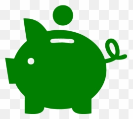 Green piggy bank 2 icon - Free green icons Piggy Bank Clipart Emoji