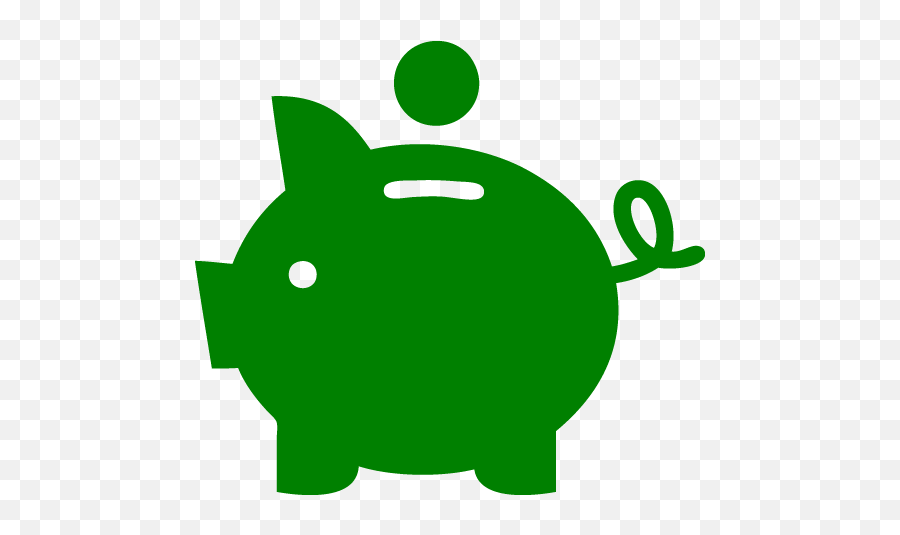 Green Piggy Bank 2 Icon - Free Green Piggy Bank Icons Green Piggy Bank Clipart Emoji,Piggy Emoticons