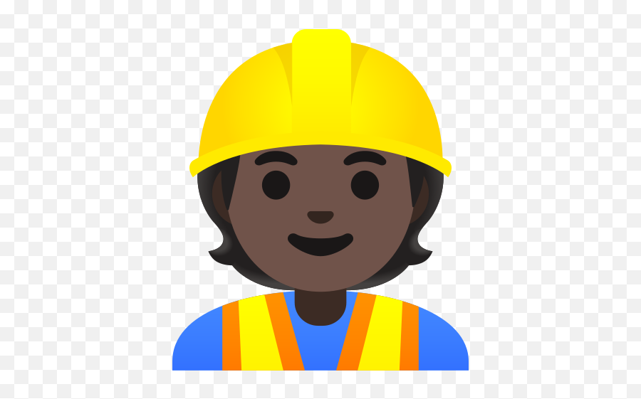 Dark Skin Tone Emoji - Android,Hard Hat Emoji