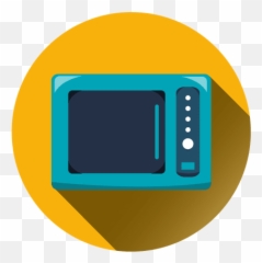 Microwave round icon - Transparent PNG u0026 SVG vector file Portable Emoji