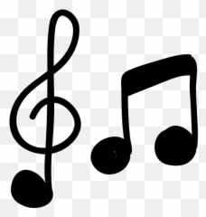 Music Icons 000 Free Files In - Musical Note Hand Drawn Emoji