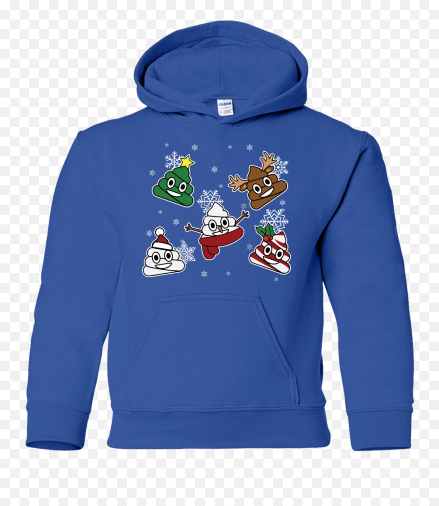 Christmas Poop Emoji Youth - Hoodie,Emoji Christmas Sweater