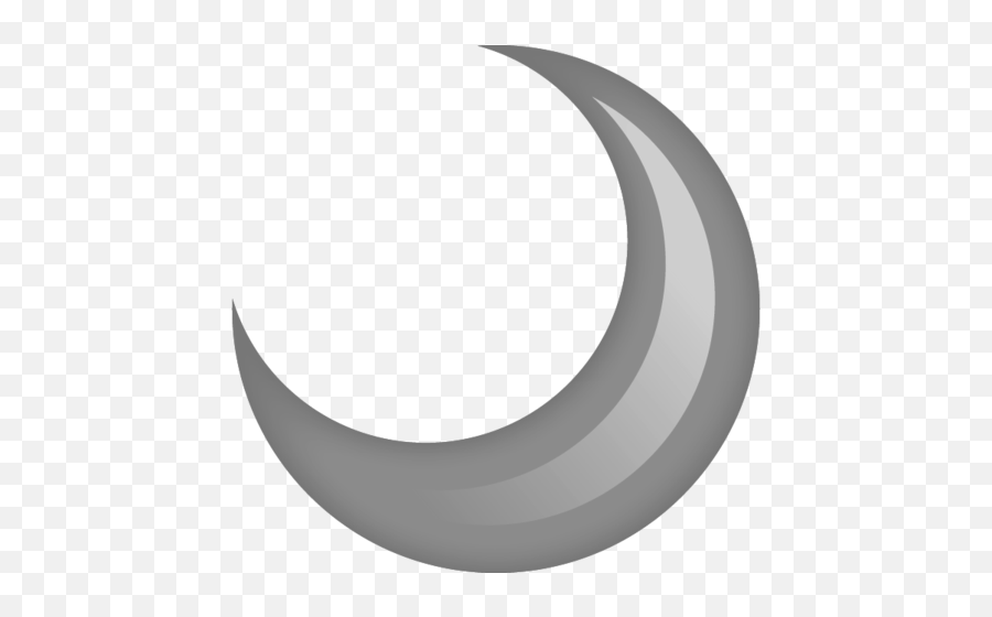 Moon Emoji Grey Greymoon Sticker - Solid,Grey Moon Emoji