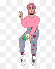 My Mullet Son Yunhyeong Hes An - Cartoon Emoji,Mullet Emoji